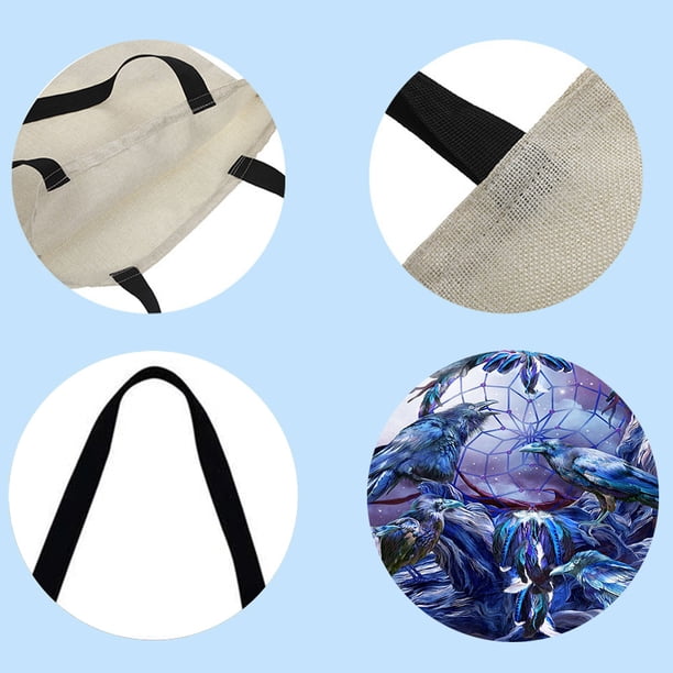 Atrapasueños Animal Impreso Hombro Shoppingbag Casual Bolso De Mano Grande Likrtyny Arte Deco
