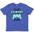 thumbnail image 3 of Inktastic Dad's Gaming Buddy- Aqua Controller Youth T-Shirt, 3 of 5