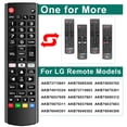thumbnail image 4 of (Paquete de 2) Mando a distancia universal para LG Smart TV, compatible con todos los modelos de LG TV LCD LED OLED UHD HDTV 3D 4K Smart TV, mando a distancia de repuesto para LG Smart TV con tecla de, 4 of 5