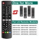 thumbnail image 4 of (Paquete de 2) Mando a distancia universal para LG Smart TV, compatible con todos los modelos de LG TV LCD LED OLED UHD HDTV 3D 4K Smart TV, mando a distancia de repuesto para LG Smart TV con tecla de, 4 of 5
