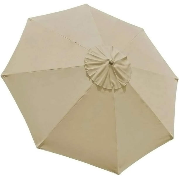 EliteShade Beige Replacement Canopy for Round 9FT Patio Umbrellas with