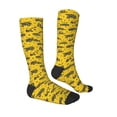 thumbnail image 3 of Daiia Sports Socks Vintage Excavator Printed Novelty Crew Socks for Men Women Knee High Socks Cotton Socks Soft & Breathable Support Unisex Socks, 3 of 9