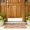 thumbnail image 3 of Safavieh Courtyard Jessie Damask Indoor/Outdoor Area Rug, Natural/Terracotta, 2' x 3'7", 3 of 9