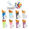 thumbnail image 1 of Juego de pinceles Odowalker 176 piezas con paletas redondas, 1 of 7