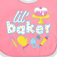 thumbnail image 4 of Inktastic Lil' Baker Icing and Cake Boys or Girls Baby Bib, 4 of 4