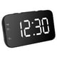 Noref Horloge de Chevet Horloge d'Alarme avec Snooze, Horloge de Bureau Portable de Réveil Numérique avec Snooze pour le Voyage de la Maison de Chambre à Coucher – image 1 sur 8