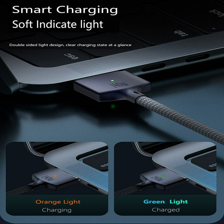 2M USB Type C to Magsafe 3 Magnetic Charger Cord Laptop Charging