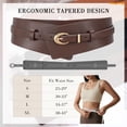 thumbnail image 7 of WHIPPY Women Wide Leather Belt for Dresses 2-in-6 Ladies Belts with Skinny Belt, 7 of 7