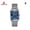 White shell + blue surface + white steel band, variant on Unisex watches for women and men, casual calendar watches, women's and men's quartz wristwatches, shared watches for both genders