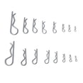 thumbnail image 4 of LOVIVER 180x Industrial R Pins Mechanical Hitch Hair Pin Tractor Clip Assortment, 4 of 8