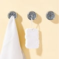 thumbnail image 4 of 6PCS Self Adhesive Towel Clips Wall Mounted Storage Rack Bathroom Towel Hangers, 4 of 14