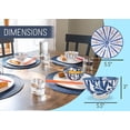 thumbnail image 2 of Nat & Jules Assorted Blue and White 18 ounce Ceramic Cereal Bowls Set of 4, 2 of 6