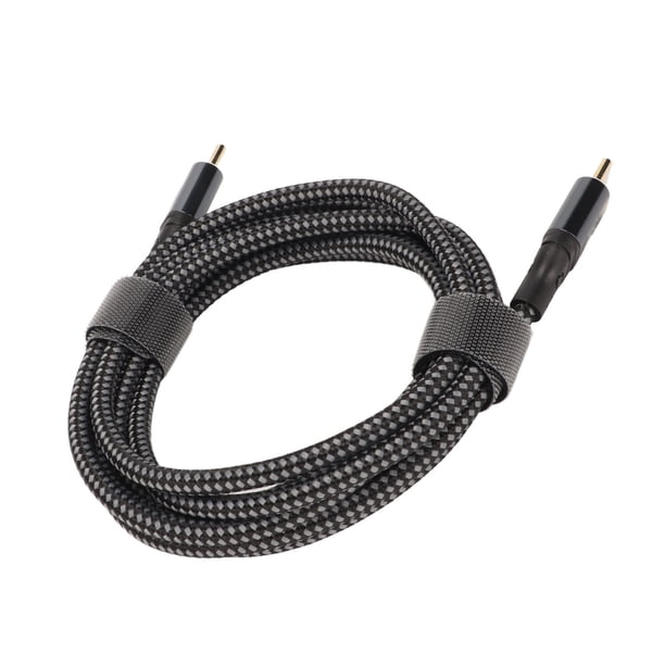 Cable USB C a USB C PD240W Interfaz USB2.0 Tipo C 480Mbps Cable de datos de doble extremo USB C macho a C macho 200 cm