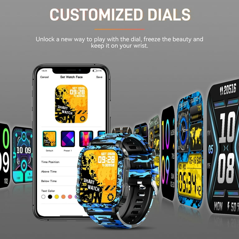 XAXRE KT79 Smart Watch for Men with 1.96