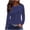 Womens Summer Tops Navy, variant on Womens Fall Clothes, Long Sleeve Shirts for Women Fashion Polka Dots Printed Crewneck T-Shirts Mothers Day Gifts