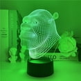 thumbnail image 5 of Luz nocturna LED 3D que cambia de color para niños con base, 5 of 5