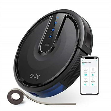 eufy [boostiq] robovac 35c, robot vacuum cleaner, wi-fi, upgraded, super-thin, 1500pa strong suction, touch-control panel, 6ft boundary strips, quiet, self-charging robotic vacuum, cleans hard floors