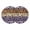 Purple, variant on Purple Brown Round 13 Inch Placemats Set of 2, Rustic Farmhouse Dog Paw Vintage HeatResistant Non Slip Place Mats for Dining Table, Wipeable Braided Kitchen Table Mats for Housewarming
