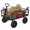Black Frame, Black Handle, Black Hub 1200lbs, variant on Luku Heavy Duty Steel Garden Cart With 10-Inch Tires and 180-Degree Rotating Handle, Utility Wagon for ATV, Farm or Lawn