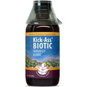 WishGarden Herbs Kick-Ass Biotic - Healthy Immune System Liquid Tincture, Herbal Immune Support Drops with Organic Usnea Lichen Encourages Natural Immune Response (4oz)