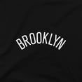 thumbnail image 4 of Unisex Stadium Essentials  Black Brooklyn Nets Origins Script T-Shirt, 4 of 5
