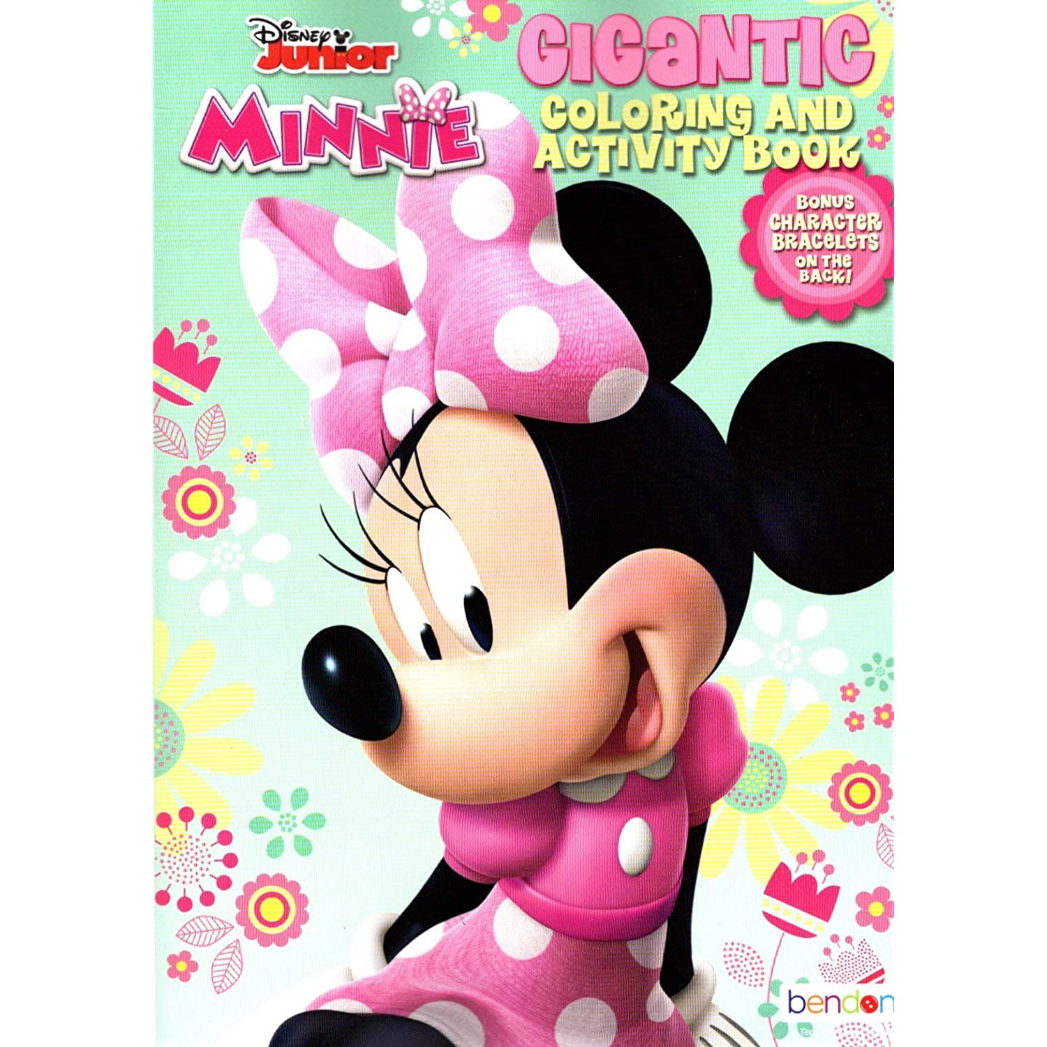 Disney Minnie Mouse Travel Bag Bundle 4 Pack Minnie Activity Set and Minnie Stickers Minnie Mouse Travel Set with Coloring Books Games Puzzles 