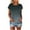 Dark Gray, variant on Besolor Summer Tunic Tops for Women Trendy Gradient Crewneck Short Sleeve Shirts Casual Ladies Going out Blouse