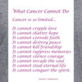 thumbnail image 3 of CafePress - What Cancer Cannot Do Poem T Shirt - Women's V-Neck Dark T-Shirt, 3 of 4