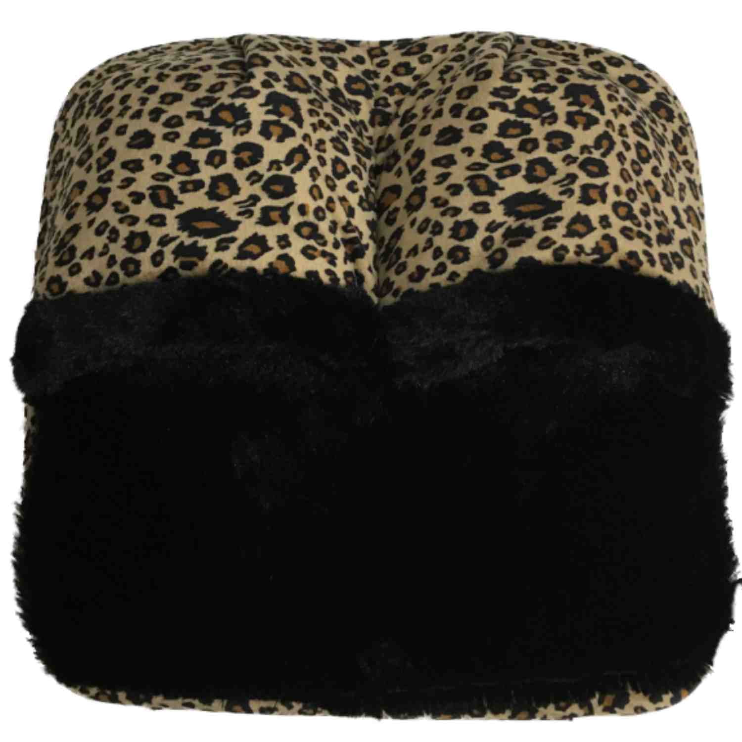 Spa Massage Foot Massager With Cheetah Pattern & Micro Plush Fabric