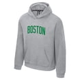 thumbnail image 2 of Unisex Stadium Essentials  Heather Gray Boston Celtics First Team Club Level Hoodie, 2 of 3