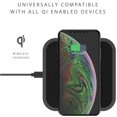 thumbnail image 3 of Powerology  Vegan Leather Qi Wireless Charger - Charcoal, 3 of 7