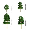 thumbnail image 4 of Billuyoard Paquete de 20 plantas artificiales en miniatura de plástico paisaje árboles falsos simulados diseño decoración accesorios Decoración del hogar, 4 of 6
