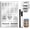 Bright Silver, variant on 170Pcs Brightsilver Removable Labels for Jars,for Storage Bins,for Food Containers with 2 Liquid Chalk Marker(Brightsilver)