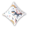 thumbnail image 2 of Rainbow Star Unicorns Throw Pillow Covers Pillowcases 18 x 18 Inch Home Decor 2 Packs for Bedroom Sofa, 2 of 6
