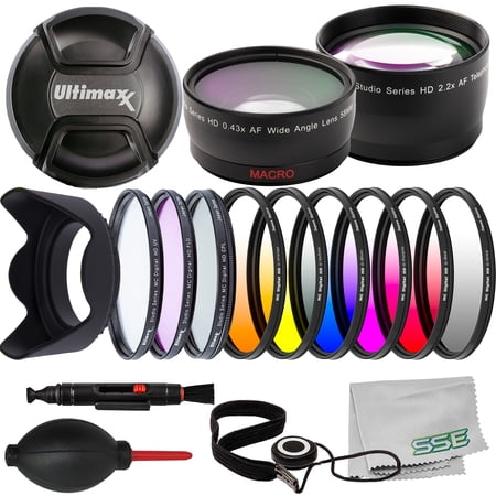 Ultimaxx UM-WA4358FB2 Multipurpose Lens Filter with Accessories Black