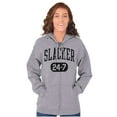thumbnail image 4 of Vintage Retro Slacker 90s Throwback Zip Up Hoodie Men's Women's Brisco Brands L, 4 of 6