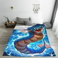 thumbnail image 6 of Gyarados Throw Blanket Ultra Soft Cozy Plush Fuzzy Flannel Blanket Lightweight Luxury Fleece Blanket Gifts for Travel Camping Home Decor 40"X30", 6 of 8