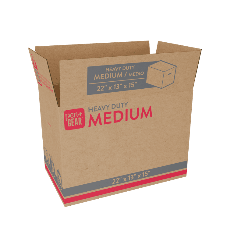 PG 22x13x15.5 Medium Heavy Duty Moving Box Pallet 135 Count