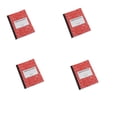 thumbnail image 2 of Liquidation! Lloopyting 4 Pcs Carnets à Larges Règles, Carnets de Composition à Larges Règles, Carnet de Notes Larges, Couverture de Reliure Cousue, Couleurs Assorties 4 * - Vente de Liquidation de Carnets, 2 of 9
