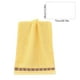 thumbnail image 3 of Toallas de mano para el baño | Toalla absorbente de algodón suave de secado rápido | Uso polivalente para baño, gimnasio, hotel, spa | 13,4 x 28,7 pulgadas | Azul Amarillo Gris Beige | Paquete, 3 of 6