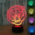 thumbnail image 1 of ATTOE Abstractive 3D Optical Illusion Monster Truck Colorful Lighting Effect Touch Switch USB Powered LED Decoration Night Light Desk Lamp, 1 of 5