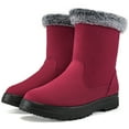 thumbnail image 6 of Ablanczoom Snow Boots Womens Non-Slip Outdoor Winter Shoes Round Toe Booties for Women with Warm Faux Fur, 6 of 6
