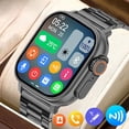thumbnail image 4 of Reloj inteligente con conectividad Bluetooth capaz de medir la frecuencia cardíaca, la presión arterial y reloj deportivo resistente al agua, 4 of 4