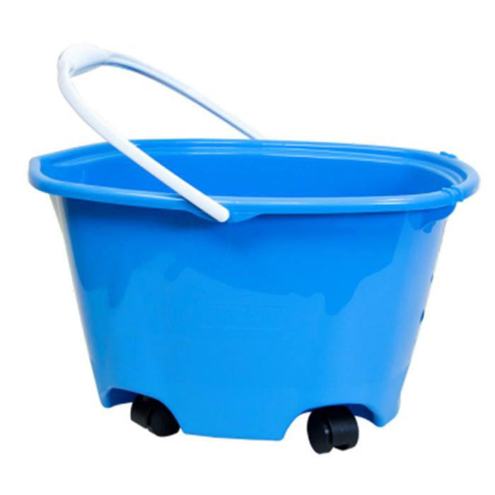 Quickie EZ-Glide 20 Quart Blue Bucket on Wheels 20000ZQK 