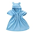 thumbnail image 2 of Naxoaeo Toddler Hooded Beach Towel 100% Cotton Soft Quick Dry Absorbent Use for Swim Pool Bath Poncho Towels for 2 to 6 Years Old Children Size, 2 of 7