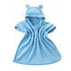 thumbnail image 2 of Toalla de baño con capucha para niños Microfibra azul | Diseño de capa suave ultra absorbente | 82% Poliéster 18% Fibra | 27.5x31.5 pulgadas | Acogedor, de secado rápido, lavable a máquina | Linda, 2 of 7