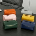 thumbnail image 3 of Clearance Newway PU Leather Folding Tissue Box Modern Simple Ins Style Waterproof And Dustproof for Bedrooms Bathrooms Living Rooms, 3 of 6