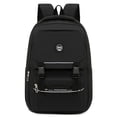 thumbnail image 1 of Mochila para estudiantes Mochila escolar impermeable Nylon para niñas adolescentes (Negro), 1 of 5