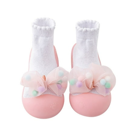

Toddler Prewalker Floor Shoes Ondoor Walking Shoes Non-Slip Soft Soled Newborn Baby Unisex