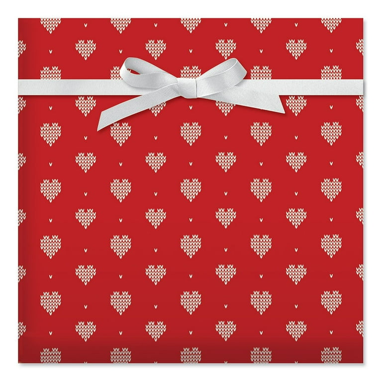 Current Gnome for The Holidays Jumbo Double Sided Rolled Gift Wrap - 1 Giant Roll, 23 Inches Wide by 32 Feet Long, Heavyweight, Tear-Resistant, Holiday